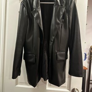 Bershka Leather Blazer